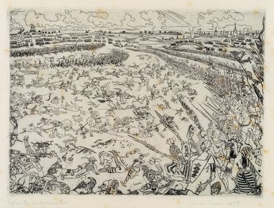 Die Schlacht der Goldenen Sporen von James Ensor