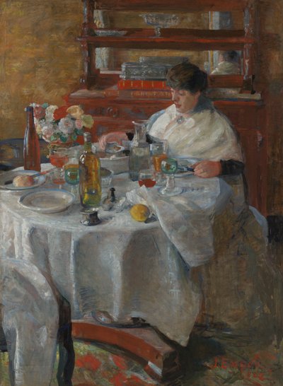 Die Austernesserin von James Ensor