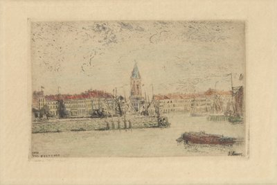 Blick auf Ostende im Osten von James Ensor