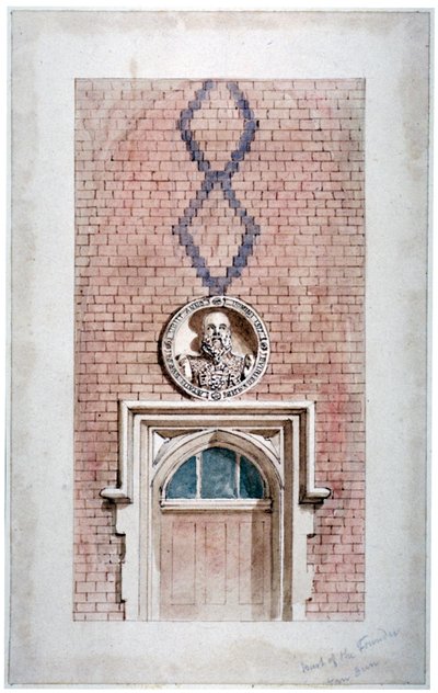 Van Dun Almshouses, Caxton Street, London, 1852 von James Findlay
