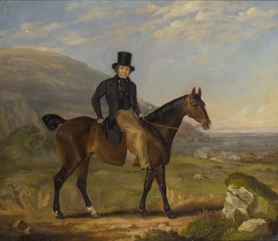 Herr zu Pferd von James Flewitt Mullock