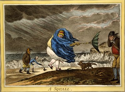 Ein Sturm von James Gillray