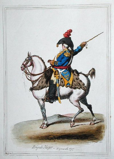 Brigade Major von James Gillray