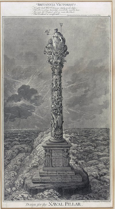 Entwurf für die Marine-Säule 