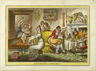 Eheliche Harmonien von James Gillray