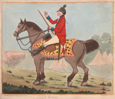 Sir David Dundas (1735 - 1820) - Ein Porträt, veröffentlicht 1796 von James Gillray
