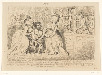 Karikatur der englischen Innenpolitik, 1788 von James Gillray