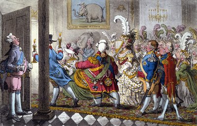 Die Hochzeitsnacht von James Gillray