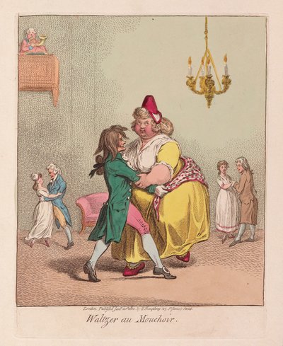 Waltzer au Mouchoir von James Gillray