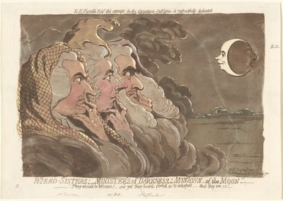 Hexen; Diener der Dunkelheit; Günstlinge des Mondes von James Gillray