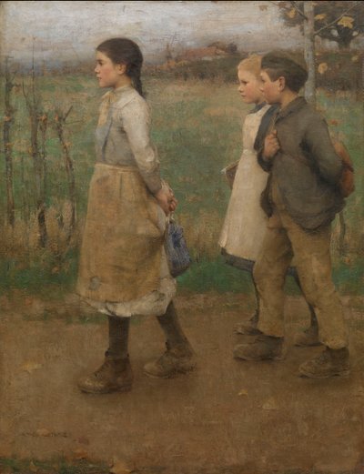 Schulkameraden, ca. 1884 von James Guthrie