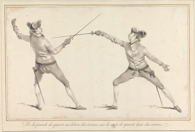 De la Parade de Quarte au Dehors des Armes sur le Coup de Quarte hors des Armes von James Gwin