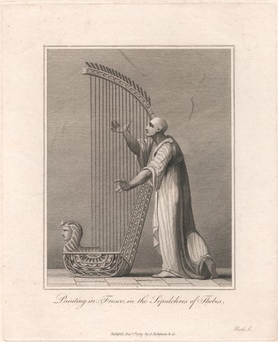 Freskomalerei in den Gräbern von Theben von James Heath