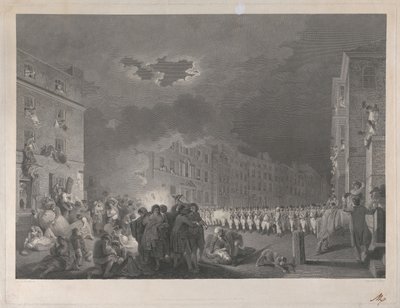 Der Aufruhr in der Broad Street am siebten Juni 1780 von James Heath