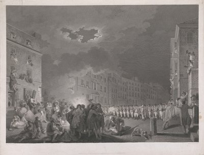 Der Aufruhr in der Broad Street am siebten Juni 1780 von James Heath