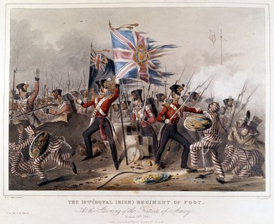 Das 18. (Royal Irish) Regiment of Foot. Beim Sturm auf Amoy von James Henry Lynch