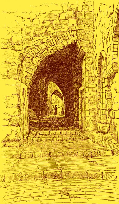 Altstadt von Jerusalem - Bibel von James Jacques Joseph (after) Tissot