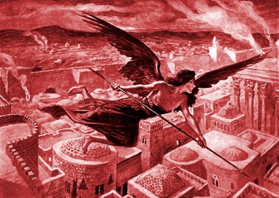 Die Erschlagung der Assyrer, von Tissot - Bibel von James Jacques Joseph (after) Tissot