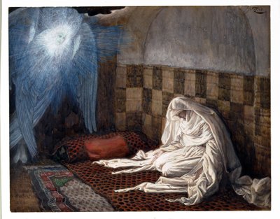 Verkündigung, Illustration für Das Leben Christi, ca. 1886-96 von James Jacques Joseph Tissot