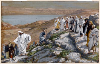 Christus sendet die siebzig Jünger, zwei und zwei, Illustration für Das Leben Christi, ca. 1884-96 von James Jacques Joseph Tissot