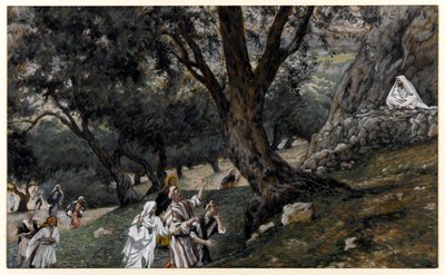 Jesus ging an einen einsamen Ort, Illustration für Das Leben Christi, ca. 1884-96 von James Jacques Joseph Tissot