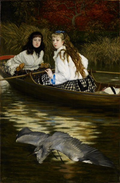 Auf der Themse, ein Reiher, um 1871-72 von James Jacques Joseph Tissot