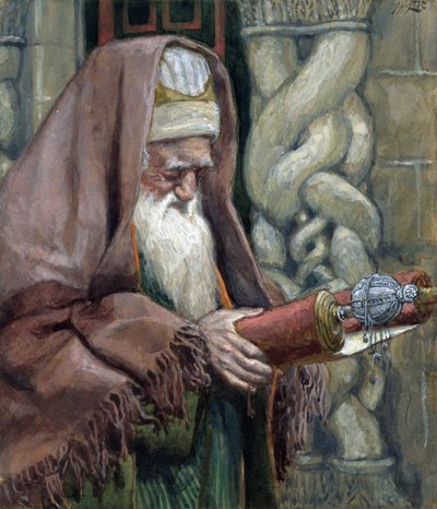 Simeon, Illustration für Das Leben Christi, ca. 1886-94 von James Jacques Joseph Tissot