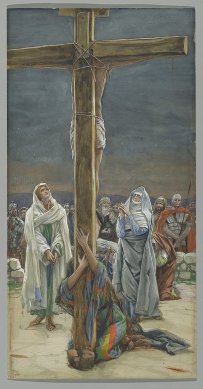 Stabat Mater. Frau, siehe deinen Sohn, Illustration für Das Leben Christi von James Jacques Joseph Tissot