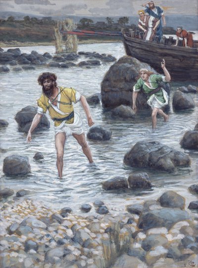 Die Berufung von St. Jakobus und St. Johannes, Illustration für Das Leben Christi, ca. 1886-94 von James Jacques Joseph Tissot