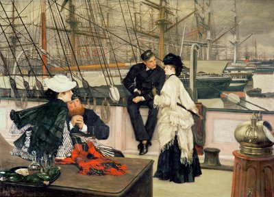 Der Kapitän und der Maat, 1873 von James Jacques Joseph Tissot