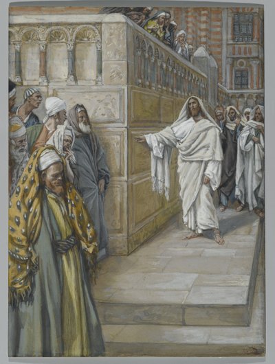 Der Eckstein, Illustration aus Das Leben unseres Herrn Jesus Christus, 1886-94 von James Jacques Joseph Tissot