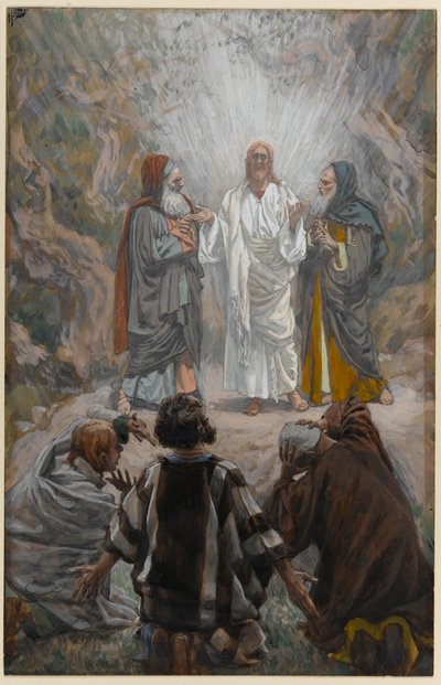 Die Verklärung, Illustration für Das Leben Christi von James Jacques Joseph Tissot