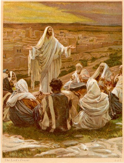 Das Vaterunser - Lukas Kapitel 11 - Bibel von James Jacques Joseph after Tissot