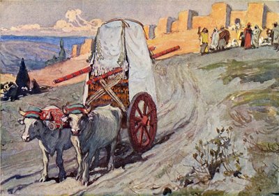 Die Bundeslade wird weggeschickt von J. James Tissot - Bibel von James Jacques Joseph after Tissot