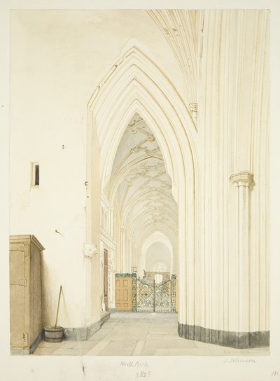 Nordschiff von St. Mary Redcliffe, Blick nach Osten von James Johnson