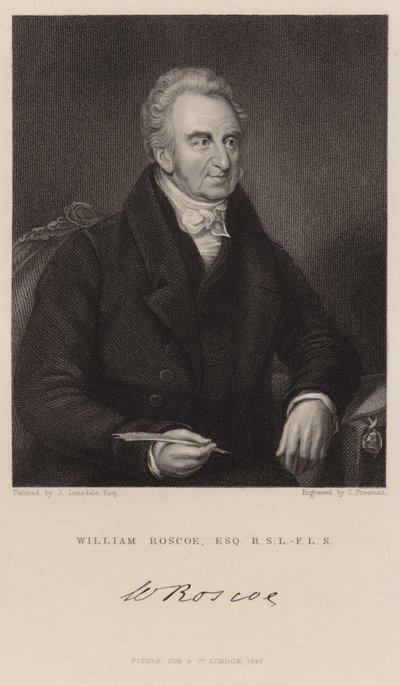 Porträt von William Roscoe von James Lonsdale
