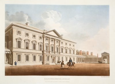 Leinster House, Dublin, 1792 von James Malton