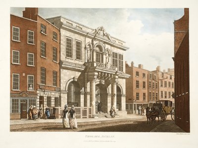 Tholsel, Dublin, 1798 von James Malton