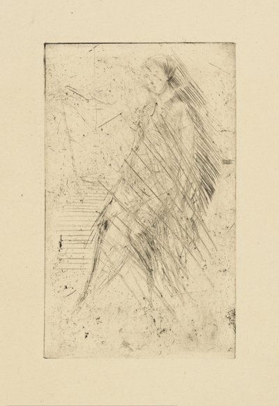 [76] Eindrücke von stornierten Platten von Whistler - Ruhend von James Abbott McNeill Whistler