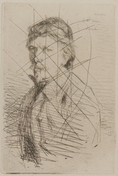 August Delâtre von James Abbott McNeill Whistler