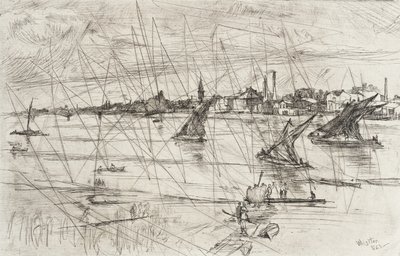 Battersea Reach von James McNeill Whistler