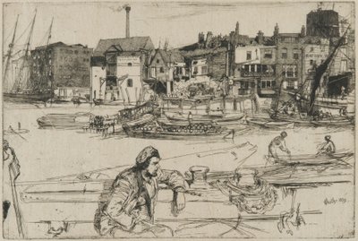 Schwarzer Löwenkai von James Abbott McNeill Whistler