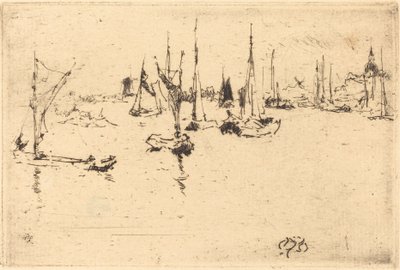 Boote, Dordrecht von James Abbott McNeill Whistler