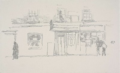 Chelsea Shops von James Abbott McNeill Whistler