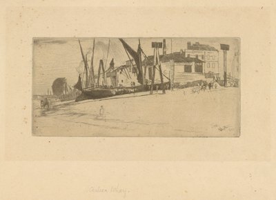 Chelsea Wharf von James Abbott McNeill Whistler