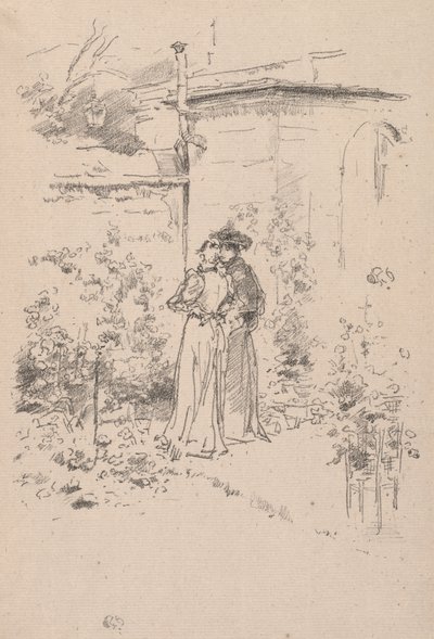 Vertrauen im Garten von James McNeill Whistler