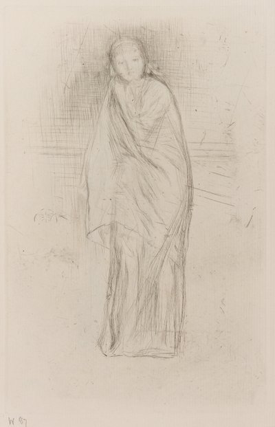 Verhülltes Modell von James Abbott McNeill Whistler