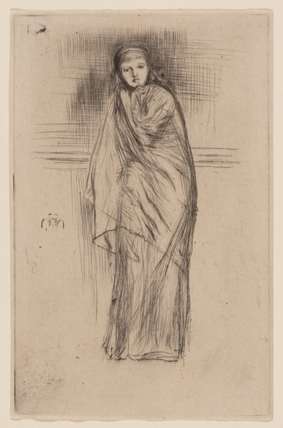 Modell in Gewändern von James Abbott McNeill Whistler