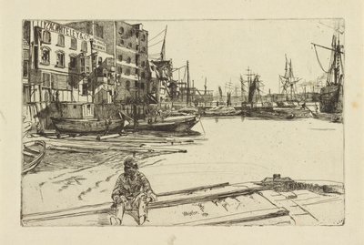 Eagle Wharf (Tyzac Whiteley und Co.) von James Abbott McNeill Whistler