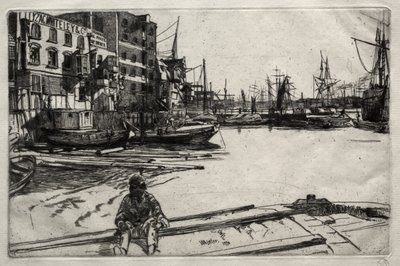 Eagle Wharf von James McNeill Whistler